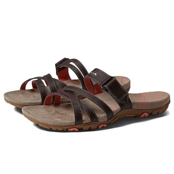 Merrell Sandspur Rose Slide Espresso/Coral 9 M - Picture 1 of 9